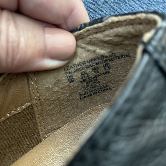 I Love Comfort Shoes Women’s Size 9 Slip On Black Leather Non-Slip Work Office - Picture 15 of 16